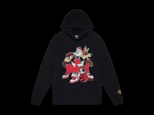 OVO Looney Tunes x Toronto Raptors 3 on 3 Basketball Hoodie Black