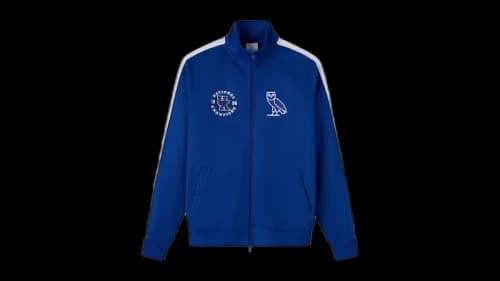 OVO NCAA 1998 Kentucky Wildcats 1988 National Champions Full Zip Warm Up Track Jacket Blue