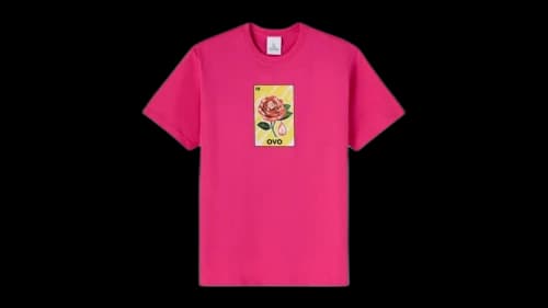 OVO Rose Drop T-shirt (FW25) Pink
