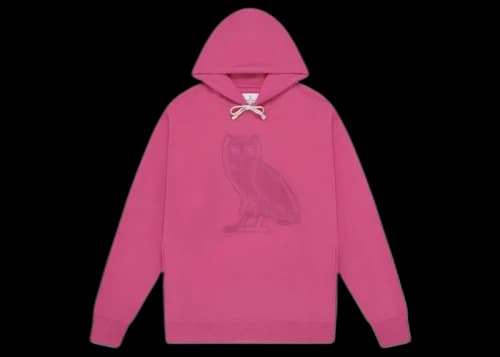 OVO Valentine's Sweeterman OG Owl Hoodie Fuschia