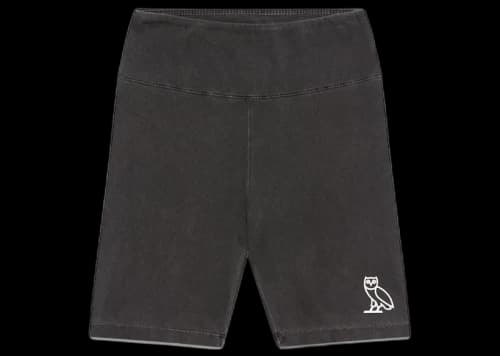 OVO Womens Garment Dye Bike Short Black