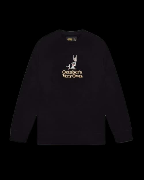 OVO x Looney Tunes Bugs Bunny Crewneck Black