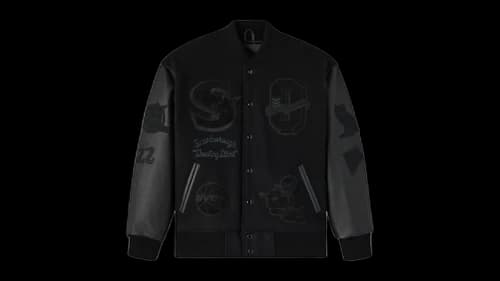 OVO x Scarborough Shooting Stars Championship Varsity Jacket Triple Black