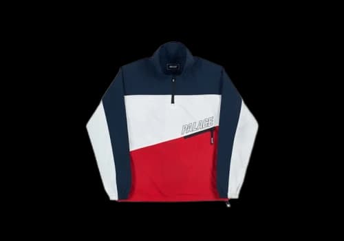Palace 3-Track Shell Top Navy/White/Red