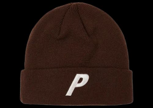 Palace 3D P Beanie Brown