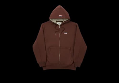 Palace ARD Quality Zip Hood Brown