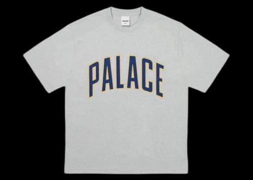 Palace Athletic Heavy T-Shirt Grey Marl