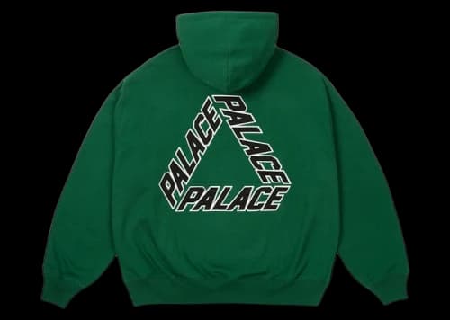 Palace Athlique P3 Hood Racey Green