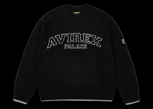 Palace Avirex Knit Black
