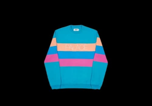 Palace Bando Crew Teal/Beige/Pink