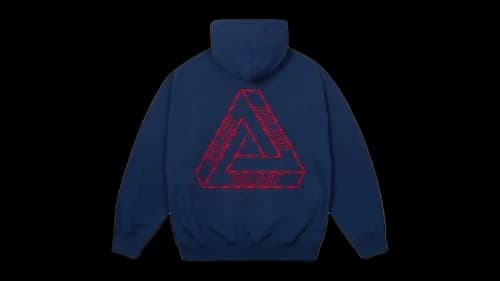 Palace Barbed Tri-Ferg Hood Navy