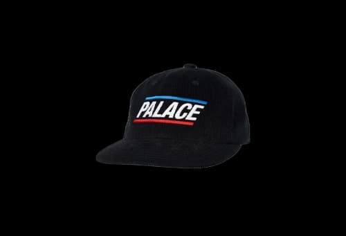 Palace Basically A Cord Pal Hat Black (SS22)