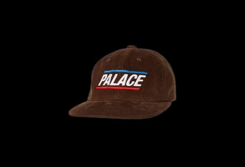 Palace Basically A Cord Pal Hat Brown (SS22)