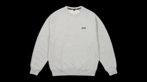 Palace Basically A Crew (SS25) Grey Marl