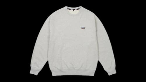 Palace Basically A Crew (SS26) Grey Marl
