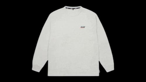 Palace Basically A Longsleeve (FW25) Grey Marl