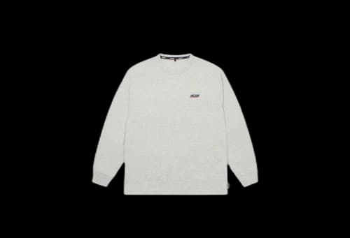 Palace Basically A Longsleeve 'Grey Marl' (SS25)