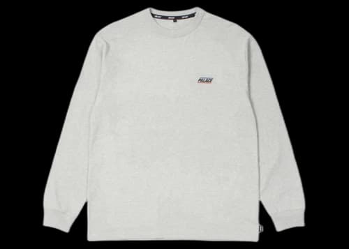 Palace Basically A Longsleeve (SS23) Grey Marl