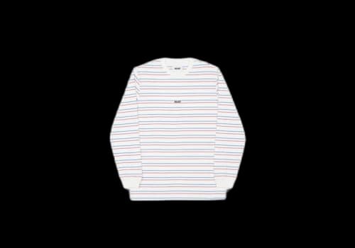 Palace Basically a Stripe Longsleeve White/Blue/Red