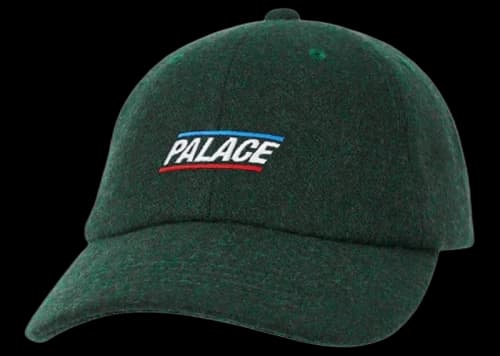 Palace Basically A Wool 6-Panel Green