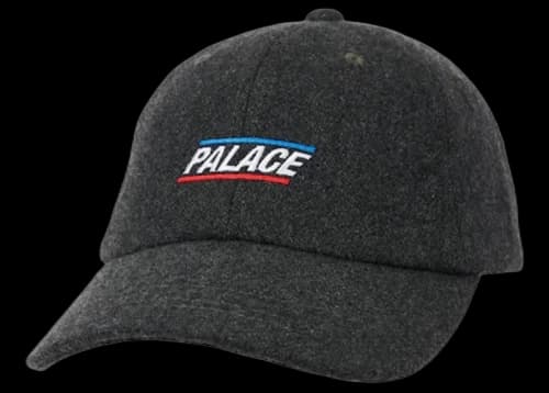Palace Basically A Wool 6-Panel Grey