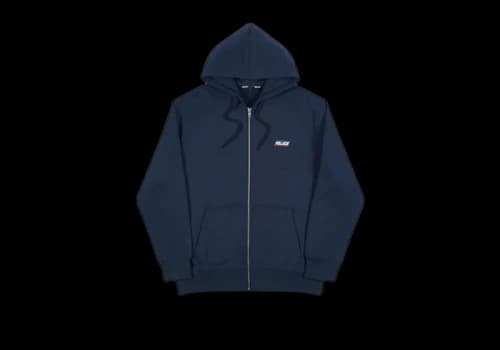 Palace Basically A Zip Hood (SS18) Navy