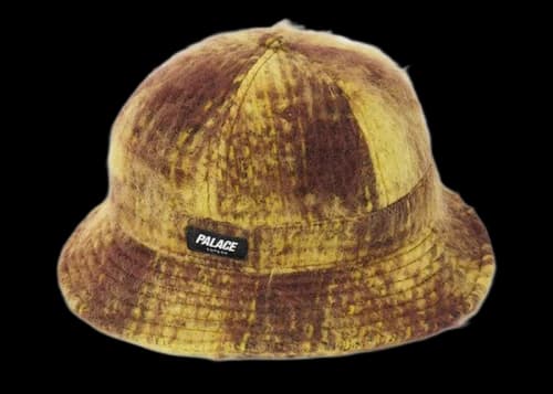 Palace Bless Up Wool Bucket Hat Brown/Yellow