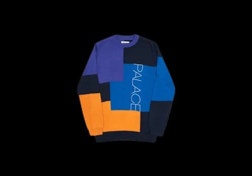 Palace Blukko Knit Black/Purple/Blue/Orange