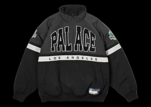Palace Breakout Half Zip Bomber Black/Silver