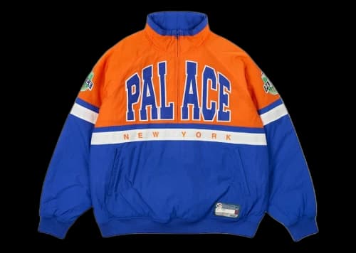 Palace Breakout Half Zip Bomber Orange/Blue