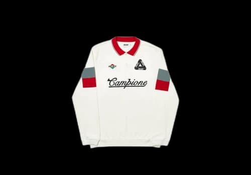 Palace Campione Crew White