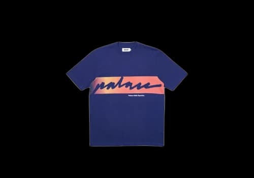 Palace Catch Das Fade T-Shirt Navy