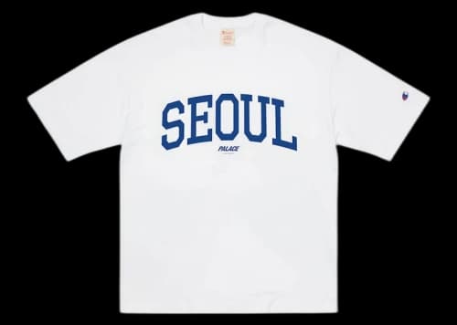 Palace Champion Shop T-shirt White