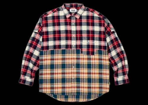 Palace Checkmate Drop Shoulder Shirt Red