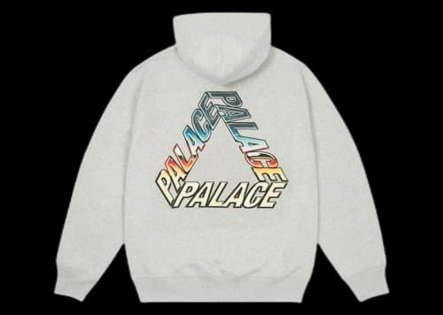 Palace Chrome P3 Hood Grey Marl