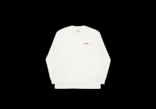 Palace Classic Pocket Longsleeve White