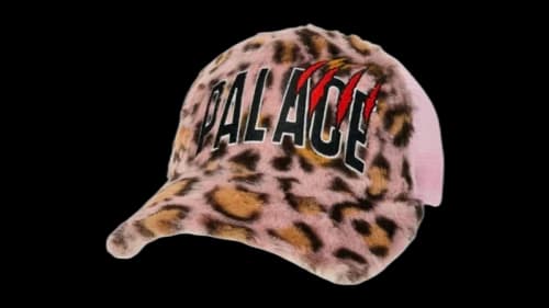 Palace Claw Furry Trucker Leopard Pink