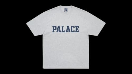 Palace College T-Shirt Grey Marl