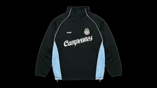 Palace Copa 1/4 Zip Techy Fleece Black