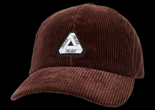 Palace Cord Tri-Ferg Patch 6-Panel Brown