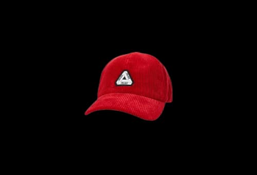 Palace Cord Tri-Ferg Patch 6-Panel Red (FW23)