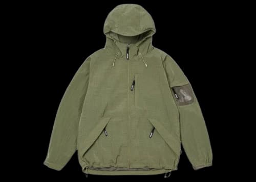 Palace Cripstop Grid Jacket Olive