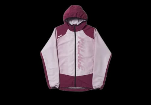 Palace D. Fade Shell Top Grey/Burgundy