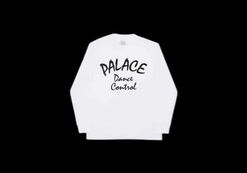 Palace Dance Control Longsleeve White/Black/Yellow