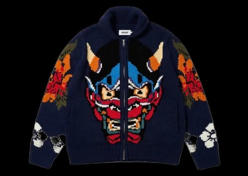 Palace Demon Cowichan Knit Blue