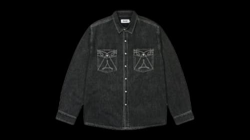 Palace Denim Western Over Shirt Black