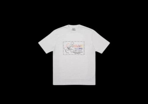 Palace Don't Call Me I'll Call You T-Shirt Grey Marl