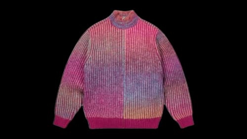 Palace Double Vision Knit Purple