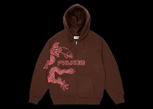 Palace Dragon Zip Hood Nice Brown