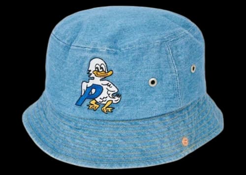 Palace Duck Denim Bucket Hat Stone Wash